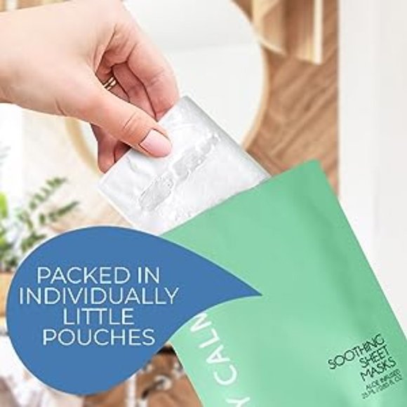 GivethemLaLa  STAY CALM SOOTHING SHEET MASKS - Picture 4 of 7